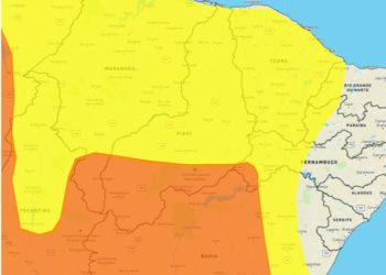 Inmet emite alerta de chuvas intensas para todos os municípios do Piauí