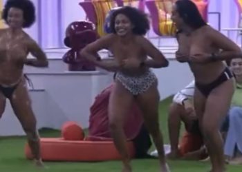 BBB22: Linn, Jessi e Natália tiram a roupa após a eliminação de Rodrigo