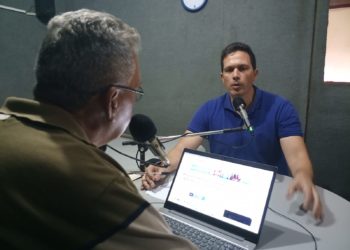 Pré-candidato ao governo Major Diego concede entrevista em rádios da cidade de José de Freitas