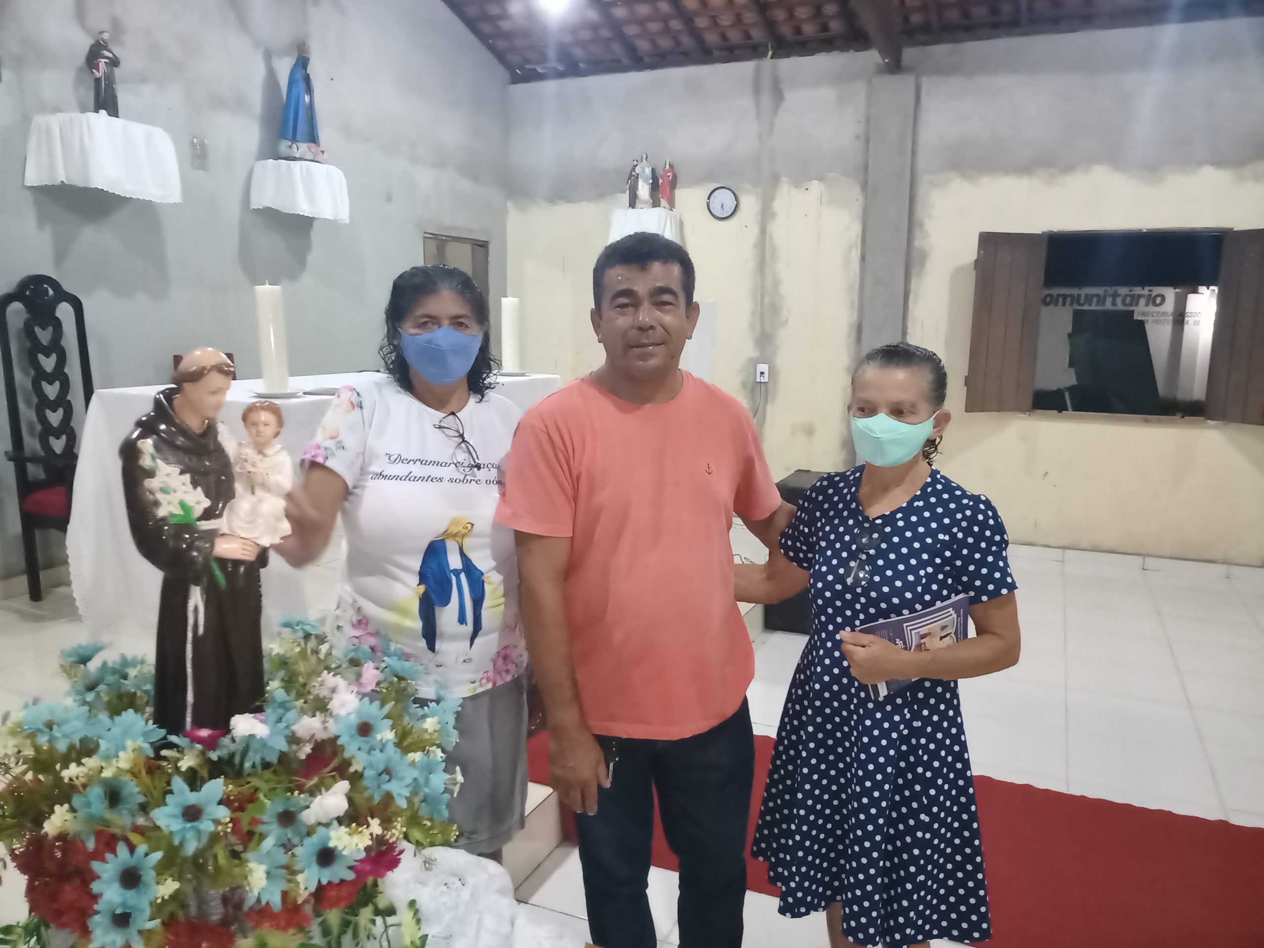 Vereador Zilzimar Fernandes prestigia a festa Consagrada do tríduo de Santo Antônio na Comunidade Contendas