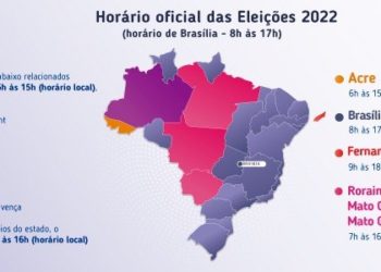 Votação em todo o país seguirá o horário de Brasília