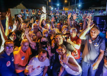 Fábio Abreu reúne multidão em lançamento de campanha na cidade de José de Freitas