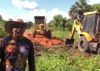 Prefeitura de José de Freitas dá início a expansão da rua Pacífico Silva