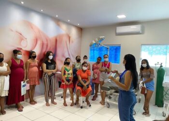 Gestantes visitam o Centro de Parto de José de Freitas