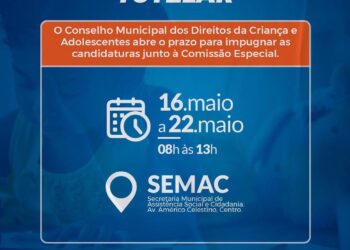 CMDCA divulga lista premilinar de canditatos inscritos para as eleições do Conselho Tutelar de José de Freitas