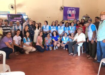 Prefeitura de José de Freitas promoveu atividade em apoio à Campanha Junho Violeta