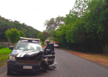 Acidente com viatura da Polícia Civil deixa uma pessoa ferida na PI-113 em José de Freitas