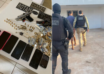 Suspeito de tráfico de drogas reage à prisão e atira contra policiais em José de Freitas