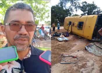 “Cenas de terror”, diz professor sobre acidente com ônibus escolar que deixou aluna morta em José de Freitas