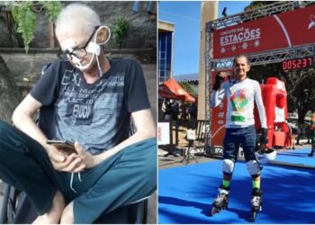 Após vencer contra o câncer, aposentado de José de Freitas desenvolve projeto com patins para crianças