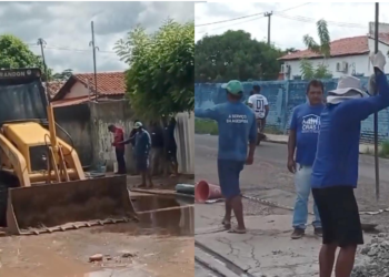 Manutenção da Agespisa deixa o centro de José de Freitas sem água; previsão de retorno ainda hoje