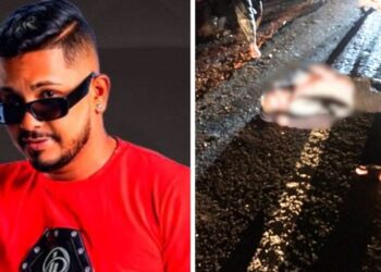 Cantor freitense Cássio Play sofre acidente ao colidir com cachorro na PI-113 que liga Teresina a José de Freitas