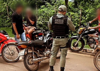 GPM de Lagoa Alegre-PI recupera motocicleta roubada e apreende veículo com chassi adulterado durante blitz