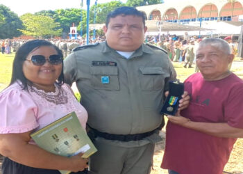 Sargento do 16° BPM em José de Freitas é Homenageado por 10 Anos de Serviço na Polícia Militar do Piauí