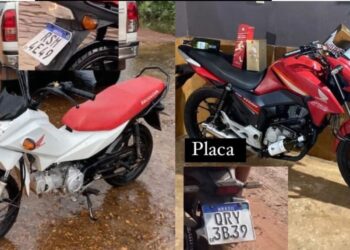 Duas motocicletas foram roubadas no centro da cidade de José de Freitas