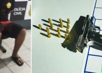 Homem é preso por porte ilegal de arma de fogo e droga em Castelo do Piauí