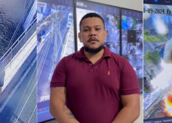 Guarda Municipal e PM prendem suspeito de atear fogo nas barracas dos festejos de Nossa Senhora do Livramento em José de Freitas