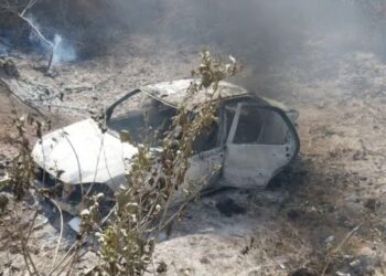 Motorista cai de ponte e carro pega fogo entre Campo Maior e Cabeceiras do Piauí