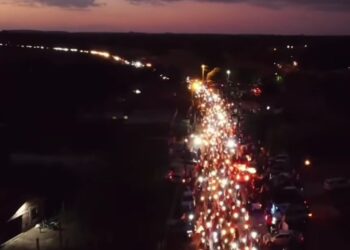 Pedro Gomes reúne 9 mil pessoas em uma carreata gigantesca com milhares de carros e motos em José de Freitas