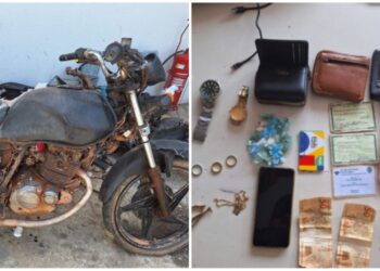Menor de idade é apreendido com drogas em Altos: motocicleta com chassi raspado é apreendida