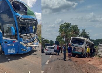 Engavetamento entre carreta, ônibus e microônibus deixa um morto na BR-316 entre Timon e Caxias