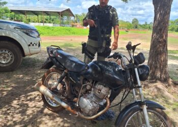 Motocicleta com sinais de adulteração é apreendida na zona rural de Lagoa Alegre