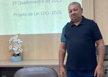 Vereador Nonato do PT participa de audiência sobre a LDO 2026 em Novo Oriente
