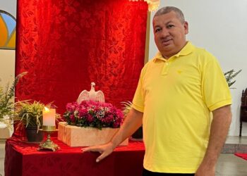 Vereador Nonato do PT e Banda Estrela do Norte participam do encerramento dos festejos do Divino Espírito Santo em Novo Oriente do Piauí