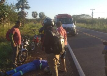 Homem sofre fratura após colisão com cachorro na PI-113, em José de Freitas