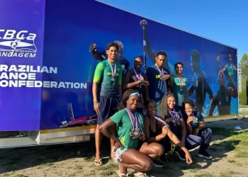 Brasil conquista 17 medalhas e fica em 2º lugar no ranking internacional de canoagem; freitenses João Pedro e Bibi são destaques na competição