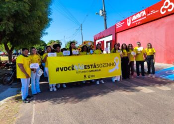 Com mensagem de esperança, Uninta Malta promove caminhada do Setembro Amarelo em José de Freitas