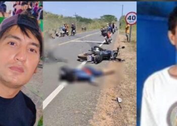 Acidente entre motocicletas deixa dois mortos e criança gravemente ferida no Piauí