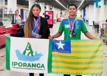 Emoção marca recepção de canoístas freitenses em Teresina após conquista internacional