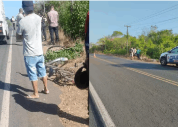 Dois irmãos morrem atropelados na PI-112 entre Teresina e União