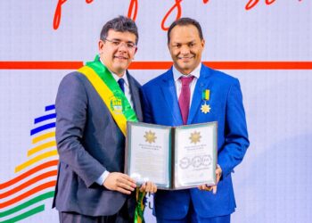 Prefeito de José de Freitas recebe Ordem Estadual do Mérito Renascença em solenidade em Oeiras