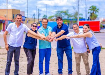 Prefeito Pedro Gomes anuncia início das obras do Portal de Entrada, Praça de Eventos e Secretária de Saúde.