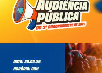 Prefeitura realiza audiência pública do 3º quadrimestre de 2025 nesta quinta-feira (26)
