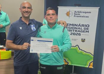 Arbitragem Freitense ganha destaque com árbitro participando de seminário promovido pela CBF