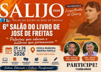 SALIJO 2026: José de Freitas se prepara para a 6ª edição do Salão do Livro